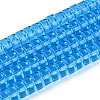 Transparent Glass Beads Strands GLAA-N026-3x6mm-T10-1