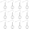 60Pcs 304 Stainless Steel Earring Hooks STAS-BBC0009-93B-7