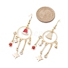 Brass Dangle Earrings EJEW-TA00454-3
