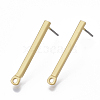 Smooth Surface Alloy Stud Earring Findings X-PALLOY-T064-41MG-1
