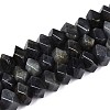 Natural Larvikite Beads Strands G-D091-A29-4