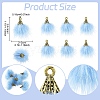 Faux Mink Fur Tassel Pendant Decorations FIND-YW0002-24F-6