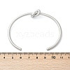 304 Stainless Steel Cuff Bangles for Women BJEW-C088-04P-5