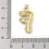 Alloy Enamel Pendants ENAM-S023-01G-F-4