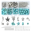 DIY Sea Style Dangle Earring Making Kit DIY-FS0003-81-1