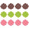 Olycraft 12Pcs 3 Colors PVC Waffle DIY-OC0009-63-1