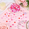 1200Pcs 10 Styles Opaque Plastic and  Opaque Acrylic Beads KY-PA0001-15A-4