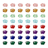  75pcs 5 colors Transparent Resin Beads RESI-TA0001-58-22