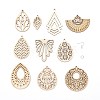 DIY Wooden Dangle Earring Making Kits X1-DIY-FS0001-67-2