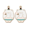 Alloy Enamel Pendants LS-STAS-I354-02KCG-01-1
