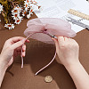 Fascinators Flower Mesh Feathers Organza Hat on a Hair Band Party Headwear for Girls and Women OHAR-WH0014-19A-3