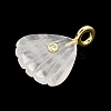 Natural Quartz Crystal Carved Pendants X-G-C282-05E-2