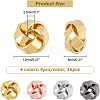 16Pcs 4 Colors Brass Beads FIND-FH0004-19-5