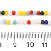 Opaque Imitation Jade Glass Beads Strands EGLA-P062-02A-4