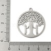 304 Stainless Steel Pendants STAS-V016-06P-3