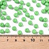 Opaque Baking Painted Glass Beads DGLA-T004-02P-4