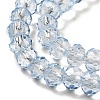 Transparent Baking Paint Glass Beads X1-DGLA-A034-T6mm-D13-3