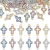 30Pcs 3 Colors Alloy Rhinestone Connector Charms FIND-YW0011-18A-2