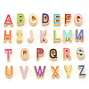 Rack Plating Alloy Enamel Beads ENAM-YW0001-25LG-2