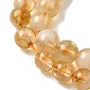 Heated Natural Citrine Beads Strands G-D323-A01-6mm-A-4