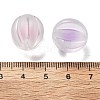 Frosted Transparent Acrylic Beads OACR-A032-15B-3