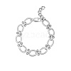 Stylish Unisex Stainless Steel Irregular Buckle Bracelet/Necklace GC1125-4-1