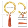 Chain Link Wristlet Keychain HJEW-SW00014-02-2