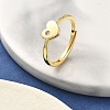 Brass Micro Pave Cubic Zirconia Adjustable Finger Rings for Women RJEW-U032-05G-1