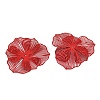 Spray Painted Iron Bead Caps IFIN-Z004-02E-2