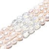 Opalite Nuggets & Cultured Freshwater Pearl Beads Strands PEAR-N023-01A-18-2