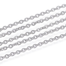 304 Stainless Steel Cable Chains CHS-F006-01C-P