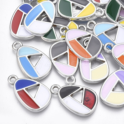 UV Plating Acrylic Pendants OACR-T005-61P-1