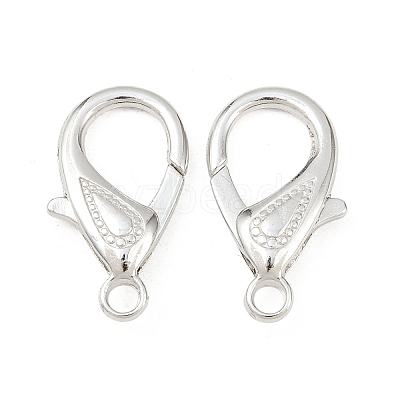 Tibetan Style Alloy Lobster Claw Clasps PALLOY-O027-P01-1