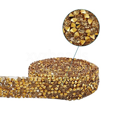 Glitter Resin Hotfix Rhinestone(Hot Melt Adhesive On The Back) OCOR-TAC0004-B-02-1