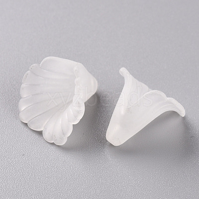 Transparent Acrylic Bead Caps PL551-1