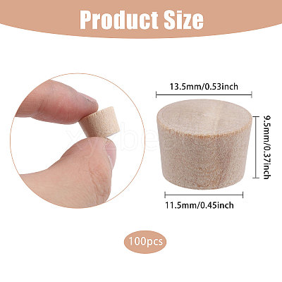 Wood Cork Stopper DIY-WH0888-568B-1