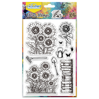 PVC Plastic Clear Stamps DIY-WH0631-0714-1