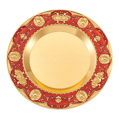 1Pc Iron Flat Round Display Panel for Fragrance Activity AJEW-MB0001-13B-1