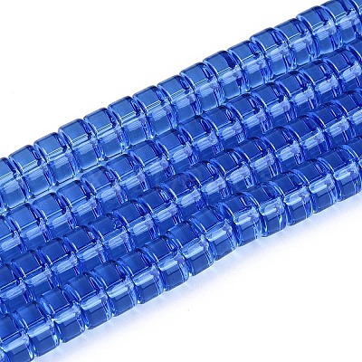 Transparent Glass Beads Strands GLAA-N026-4x8mm-T03-1