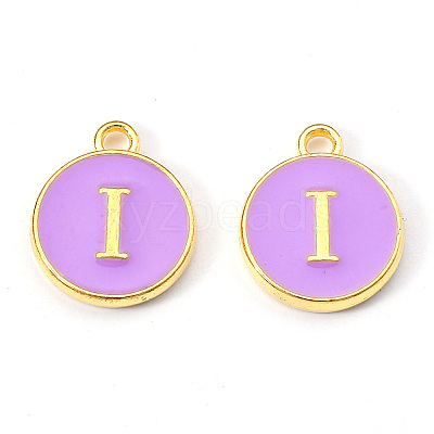 Golden Plated Alloy Enamel Charms LS-X-ENAM-S118-10I-1