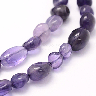 Natural Amethyst Beads Strands G-K230-13-1