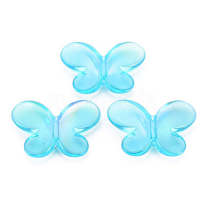 Transparent Acrylic Beads TACR-N006-50-A02-1