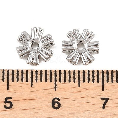 Brass Micro Pave Cubic Zirconia Beads KK-H538-20B-P-1