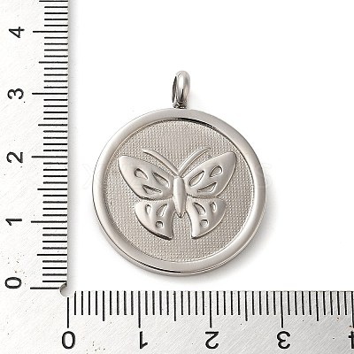 Non-Tarnish 304 Stainless Steel Pendants STAS-C086-06B-P-1