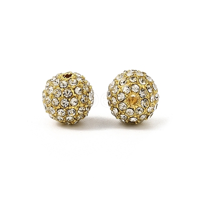 Alloy Rhinestone Beads RB-A034-12mm-A01G-1