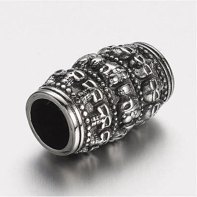 304 Stainless Steel Beads STAS-D166-46AS-1