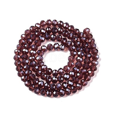 Electroplate Glass Beads Strands EGLA-A044-T4mm-A13-1