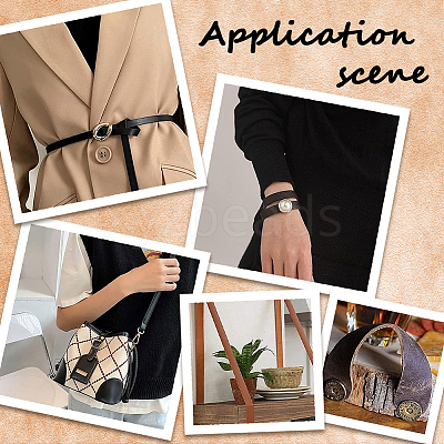 Flat Imitation Leather Cord LC-GF0001-04D-01-1