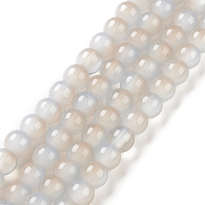 Baking Paint Glass Beads Strands DGLA-R053-01D-1