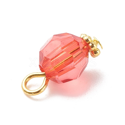 Transparent Acrylic Pendants PALLOY-JF01834-09-1